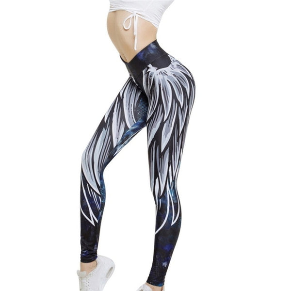 Women Black Mesh Yoga Pants