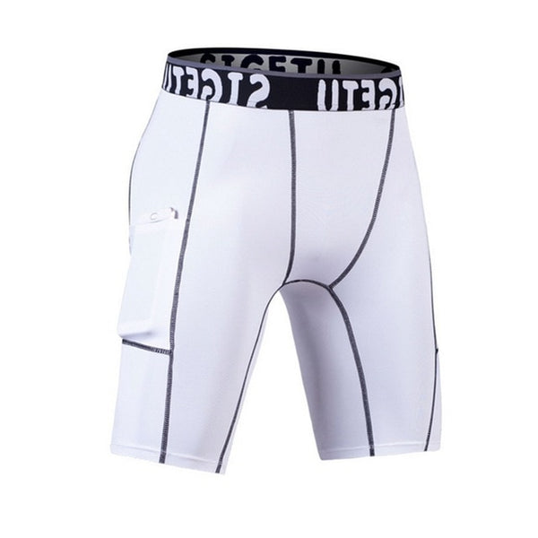 Elastic Men Shorts Fitness Running Shorts
