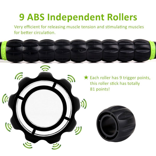 Muscle Roller Stick for Athletes- Body Massage Sticks
